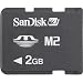 New OEM SanDisk Memory Stick M2 2GB Card