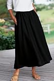 Orvis Linenweave Pull-On Skirt - Petite