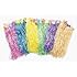 6 Kids Luau Hula Skirts - Assorted -Color with Flower Waist
