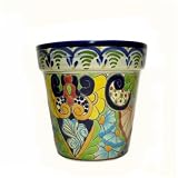 Talavera Planter Pot, Medium - Assorted Colors