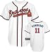 Derek Lowe Youth Jersey: 2009 Majestic Home White Replica #32 Atlanta Braves Jersey - Small (8)