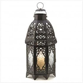 20 BLACK LATTICE MOROCCAN WEDDING CENTERPIECES CANDLE LANTERNS