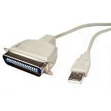 Cables Unlimited USB-1470-06 6-Feet USB Parallel Printer Cable