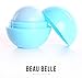 Beau Belle Lip Balm - Lip Salve - Sphere Lip Balm - Lip Balm Kit - Flavored Lip Balm - Lip Gloss - Lip Butter - Lip Moisturizer (Bubblegum Blue)