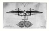 Historic Print (M): Flugmaschine. Erfunden von Jacob Degen in Wien, 1807 / Jos. Belbing, s.c.