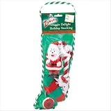 Doggie Delight Holiday Stocking 14 In Santa Asst