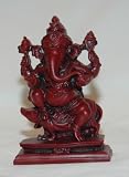 Beautiful 3.5 Inch Sitting Ganesha on a Mouse (the vehicle of Ganesha)