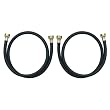 Whirlpool 8212546RP 4' Residential Washer Hoses - 2 PackWasher
