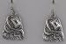 Silver Cosmic Tablet Earrings