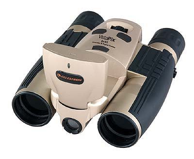 Celestron VistaPix 8x32 3.1 Megapixel Binocular/Digital Camera w/LCD (Champagne Gold)