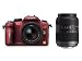 Panasonic Lumix G2 12.1MP Micro Four Thirds Digital System Camera Twin Lens Kit - Red