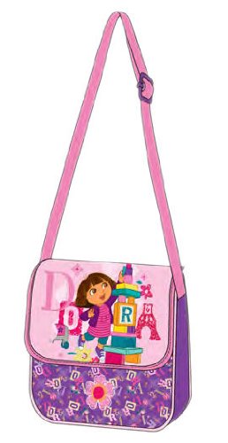Dora L'Exploratrice - Sac bandoulière (sac à goûter ou sac pour crèches et maternelles)