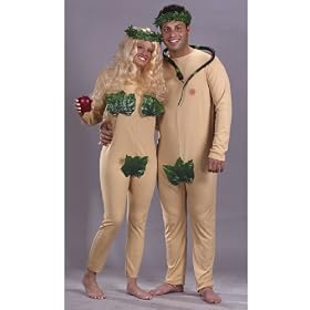 Biblical Costume Adam Eve Couples Halloween Costume