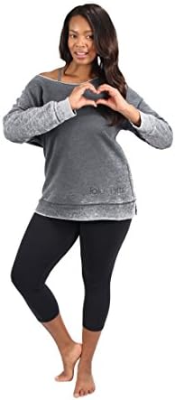 Lola Getts Plus Size Sweatshirt Off The Shoulder - Size 1 Grey