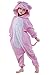 Newcosplay Unisex Children Pig Pyjamas Halloween Kids Onesie Costume (125)