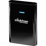Clickfree 127B C2 160GB Portable Backup Drive Black