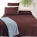 BambooDreams Quilted Reversible Coverlets- King- Chocolate/Chocolate Image