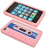 Cbus Wireless brand Light Pink/Blue Silicone Cassette Tape Skin / Case / Co ....