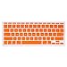 HDE Protective Silicone Keyboard Cover Skin for Macbook Air 11.6 (Model 1370 and A1465), Orange