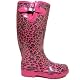 Pink Leopard Glitter Wellies Wellington Boots