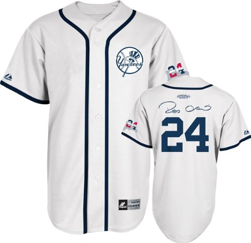 MLB Men's New York Yankees Robinson Cano Signature Series Jersey (White, X-Large)