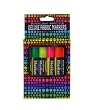 Permanent Deluxe Neon Blacklight Fabric Paint Pen Set - 6 Pack