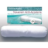 TRAVERSIN BLANC ANTI-ACARIEN 140 cm, Fibre creuse silicon�e
