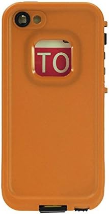 XGUARD Newest V4 Waterproof Shockproof Dirtproof Snowproof Fingerprint Scanner Full Protection Case Cover for Iphone 5s (Orange)
