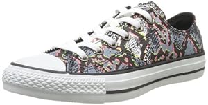 Converse CT Multi Panel Low Top Women's Sneakers 6.5 B(M) US WHITE/MULTI