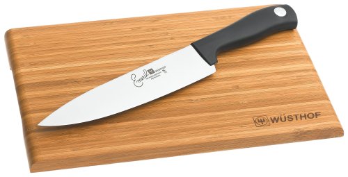 Emerilware by Wuesthof 8-Inch Chef Knife and Bamboo Cutting Board Chop Set
