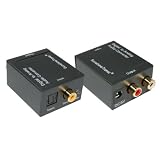 SunshineTronic Digital(Toslink/SPDIF) zu Analog(2xRCA) Audio Konverter mit USB-Netzteil (V. 2)von "SunshineTronic"