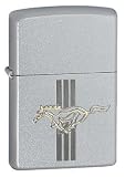 Zippo Ford Mustang Satin Chrome Lighter, 24268