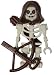 Skeleton (White) with Hood, Arrows and Crossbow - LEGO Castle Minifigure