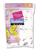 Hanes - Toddler Girls 6-Pack Panties-Asst White & Colors - TP30AS (Size 2/3)