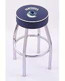 Vancouver Canucks Single-Ring Swivel Bar Stool