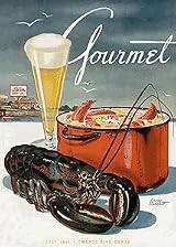 Gourmet Magazine, July 1945 Puzzle, Lobster Dinner - 1000 Pieces by New York Puzzle