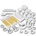 37er AUSSTECHER mit Auswerfer & Modellierwerkzeug & Gl�tter & Rollschneider Sparset fuer Tortendeko Kuchen