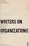 Writers on organisations