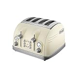 Delonghi Metropolis CTM4023E Cream 4 Slice Toaster