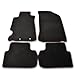 Spec-D Tuning 4PC Black Carpet Floor Mats w/Red Stitching Compatible with 2002-2006 Acura RSX DC Front + Rear