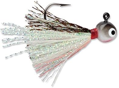 VMC Hot Skirt Glow Jig 1/4 Crappie Minnow, One Size