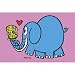 Elephant and Peanut Gallery Wrapped Canvas - 16x20