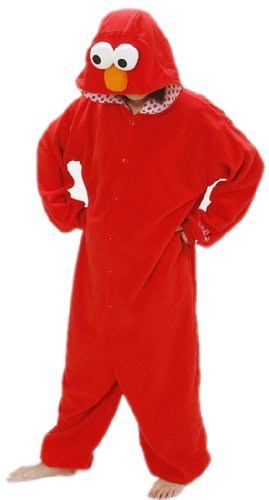 Superlieu Elmo Kigurumi Pajamas Anime Costume