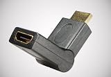Mediabridge - Swiveling ( 90 Degrees From Center in Both Directions ) HDMI Female to HDMI Male Adapter