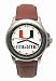 Miami Hurricanes Rookie Leather Men's Watch