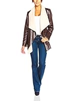 Special Coat Chaqueta de Pelo Sintético Ingrid (Marrón)