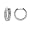 10k White Gold Channel-Set Diamond Hoop Earrings (1/3 cttw, H-I Color, I2-I3 Clarity)