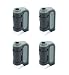 Carson MicroBrite Plus, 60x-120x LED Lighted Pocket Microscope |Portable Handheld Microscope STEM Toy - Mini Microscope for Student Science Lab, Educational Portable Microscope - Set of 4 (MM-300)