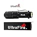 UltraFire SK68 7W 300LM 3 modes Flashlight Torch, Adjustable Focus Zoom, Black