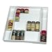 Kitchen & Housewares : Spice Rack - Expanding (White) (2.25'h x 12'-23'w x 18'd)